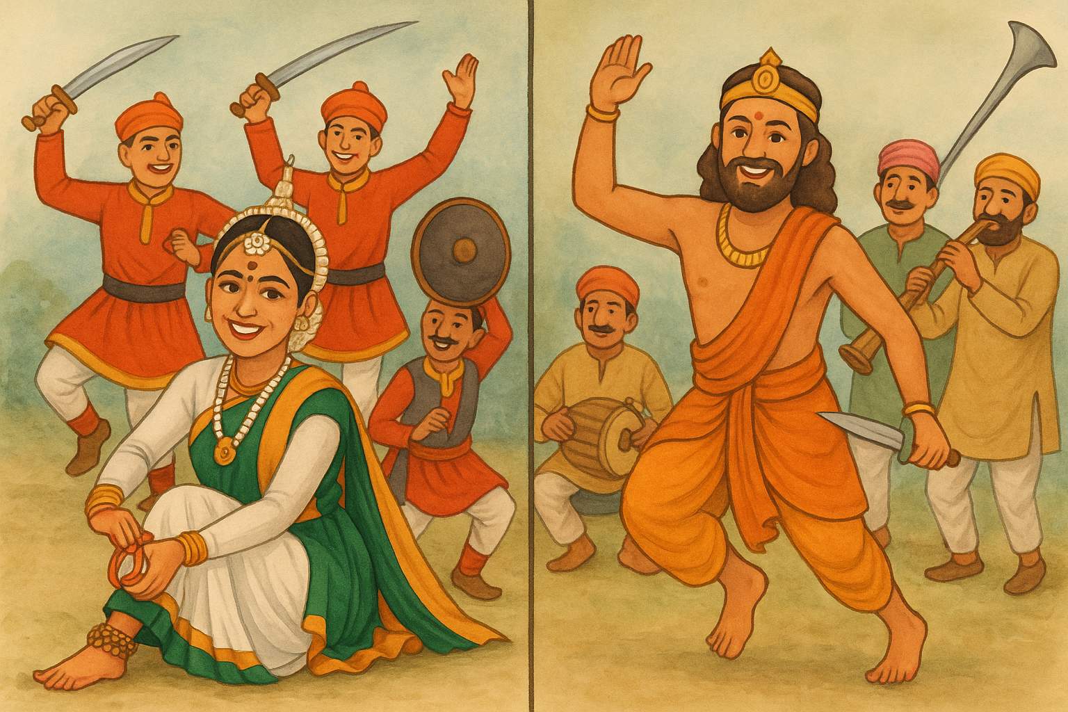 पांडव लीला और छोलिया नृत्य जैसी प्राचीन परंपराओं में झलकता है, उत्तराखंड का इतिहास!