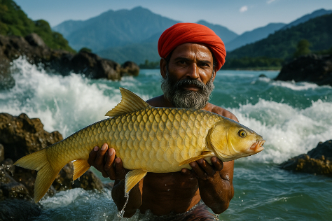 हिमालय से निकली गंगा नदी की गोद में फल-फूल रहा है, शानदार जलीय जीवन