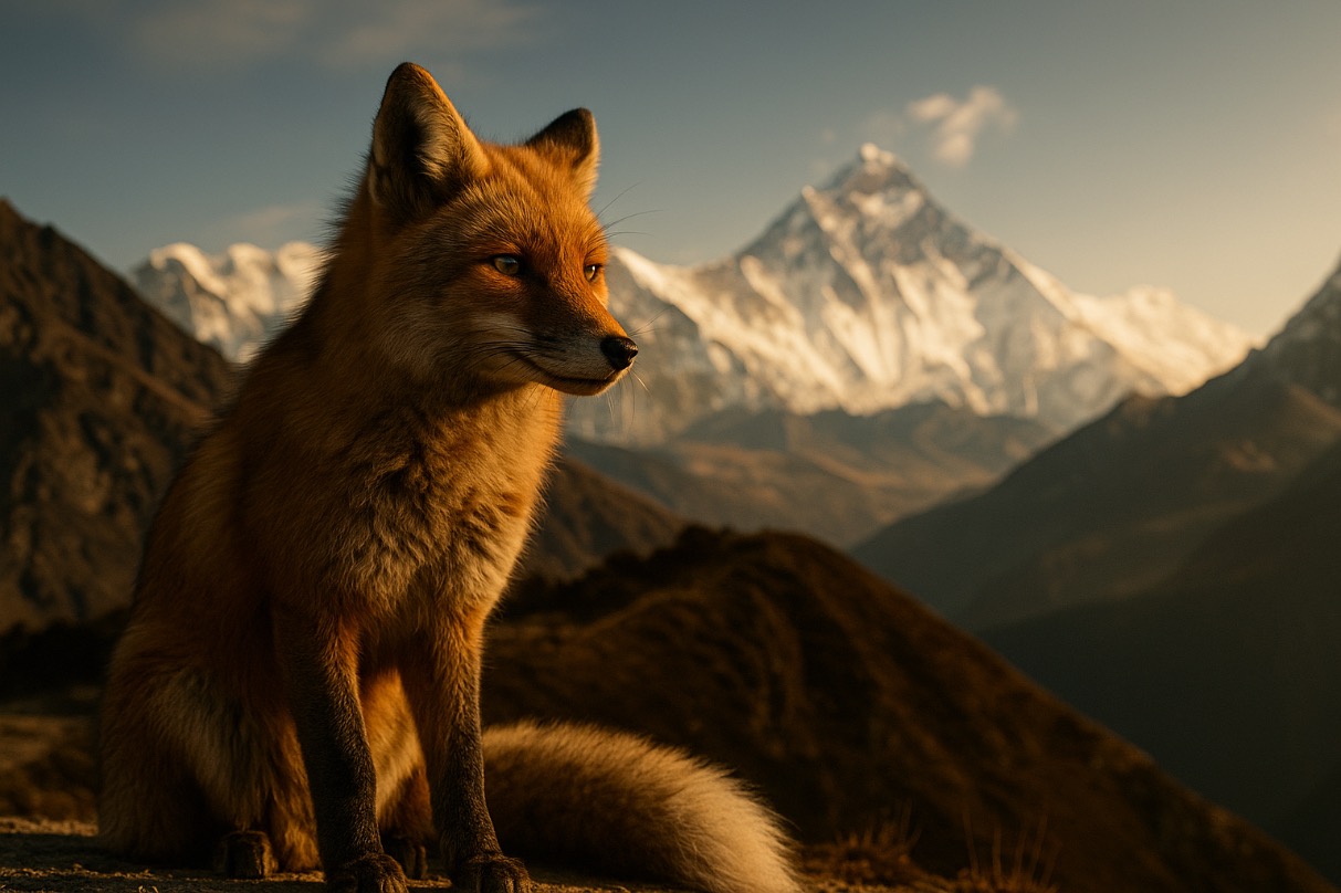 पिथौरागढ़ में भी दिखाई देती है, बर्फीले एकांत का मायावी शिकारी, हिमालयन रेड फॉक्स
