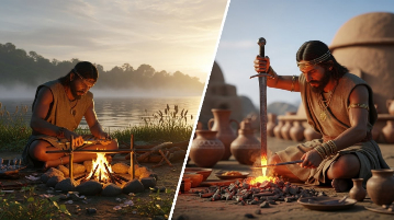 12,000 वर्ष पूर्व हमारे क्षेत्र की अनुकूल भौगोलिक परिस्थितियों में कैसे पनपी एक उत्कृष्ट संस्कृति